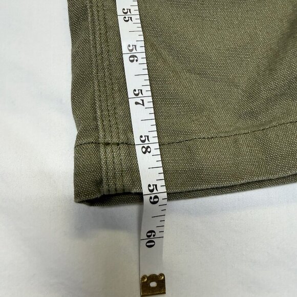 Patagonia W’s All Seasons Hemp Canvas Bib Overalls Small Green EUC - Picture 13 of 14